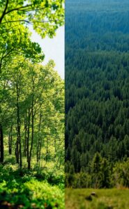Différence entre bois et forêt : explication simple