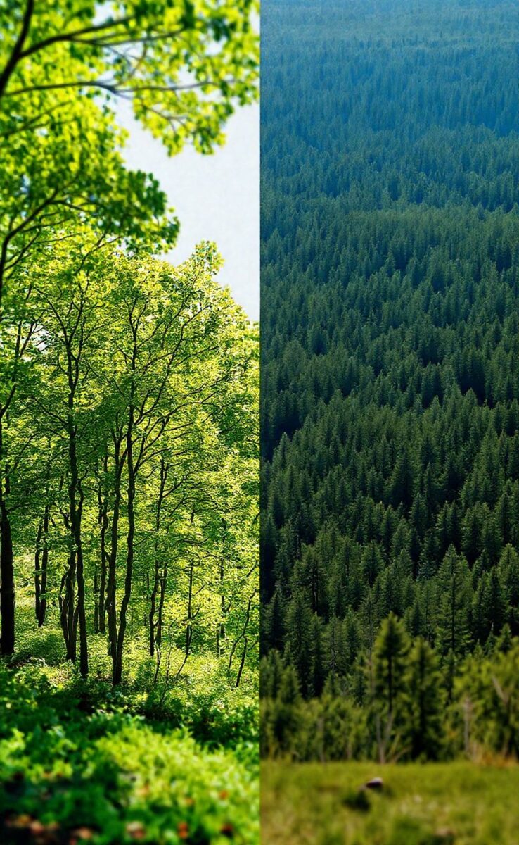 Différence entre bois et forêt : explication simple 1 différence entre bois et forêt