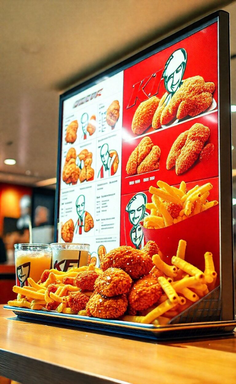 Menu kfc : prix, calories et astuces 32 kfc menu
