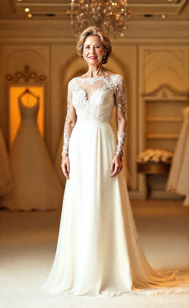 Robe de mariée 50 ans : guide élégant