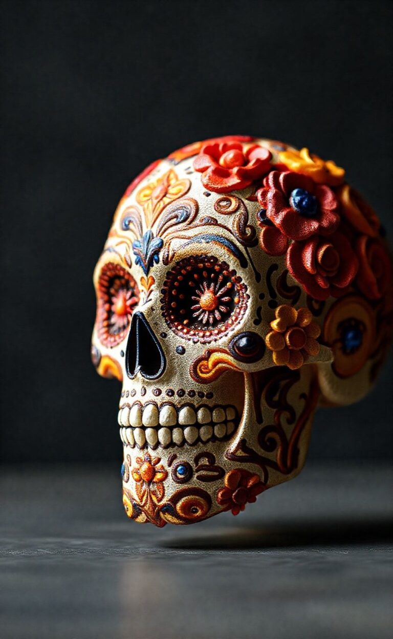 Tête de mort mexicaine : sens et inspirations 5 tete de mort mexicaine